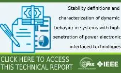 Stability definitions and characterization of dynamic behavior in systems with high penetration of power electronic interfaced technologies