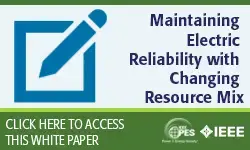 Maintaining Electric Reliability with Changing Resource Mix