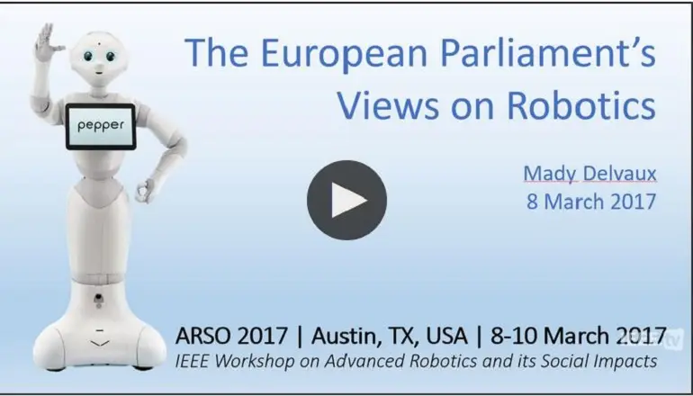 European Parliament Regulatory Efforts on Robotics