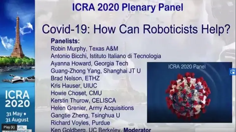 COVID 19:  How Can Roboticists Help?