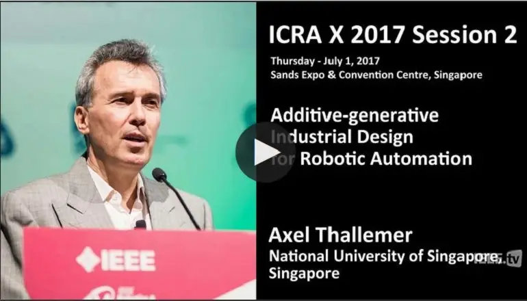 Additive-generative Industrial Design for Robotic Automation