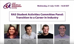 RAS Student Activities Committee Panel: Transition to a Career in Industry