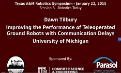 Improving the performance of teleoperated ground robots with communication delays