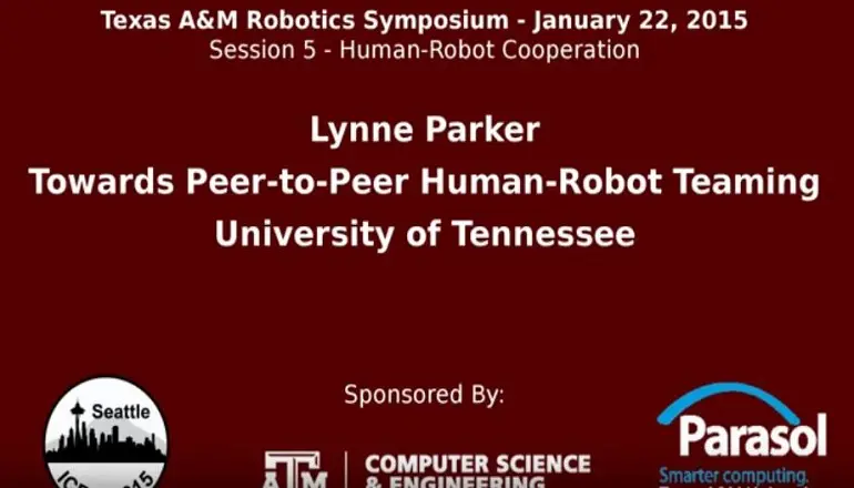 Peer to Peer Human Robot Teaming