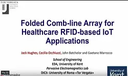 Folded Comb-Line Array for Healthcare RFID Based IoT Applications