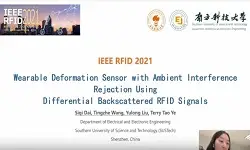 Wearable Deformation Sensor With Ambient Interference Rejection Using Differential Backscattered RFID Signal