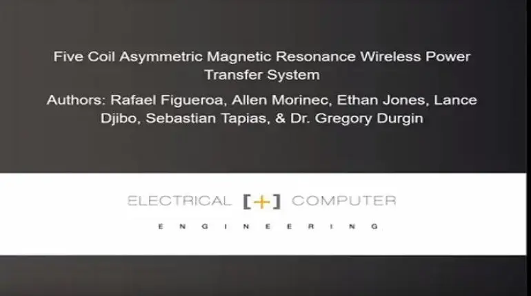 Design and Experimentation of a Novel Five Coil Asymmetric Magnetic Resonance Wireless Power TransferSystem