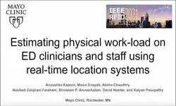 Estimating Physical work Load on ED Clinicians and Staff Using Real Time Location Systems
