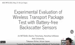 Experimental Evaluation of Wireless Transport Package Test With Battery Free Backscatter Sensors