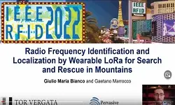 Radio Frequency Identification and Localization by Wearable LoRa for Search and Rescue in Mountains