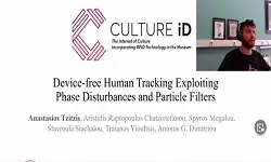 Device Free Human Tracking Exploiting Phase Disturbances and Particle Filters