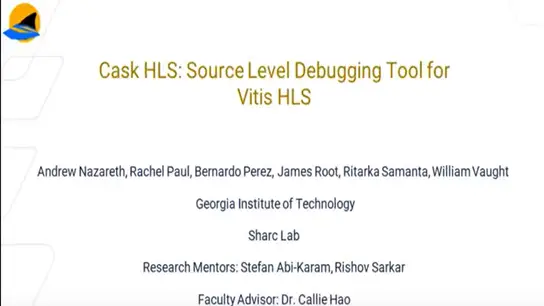 Cask HLS: Source Level Debugging Tool for Vitis HLS