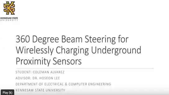 360 Degree Beam Steering for Wirelessly Charging Underground Proximity Sensors