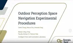 Outdoor Perception Space Navigation Experimental Procedures
