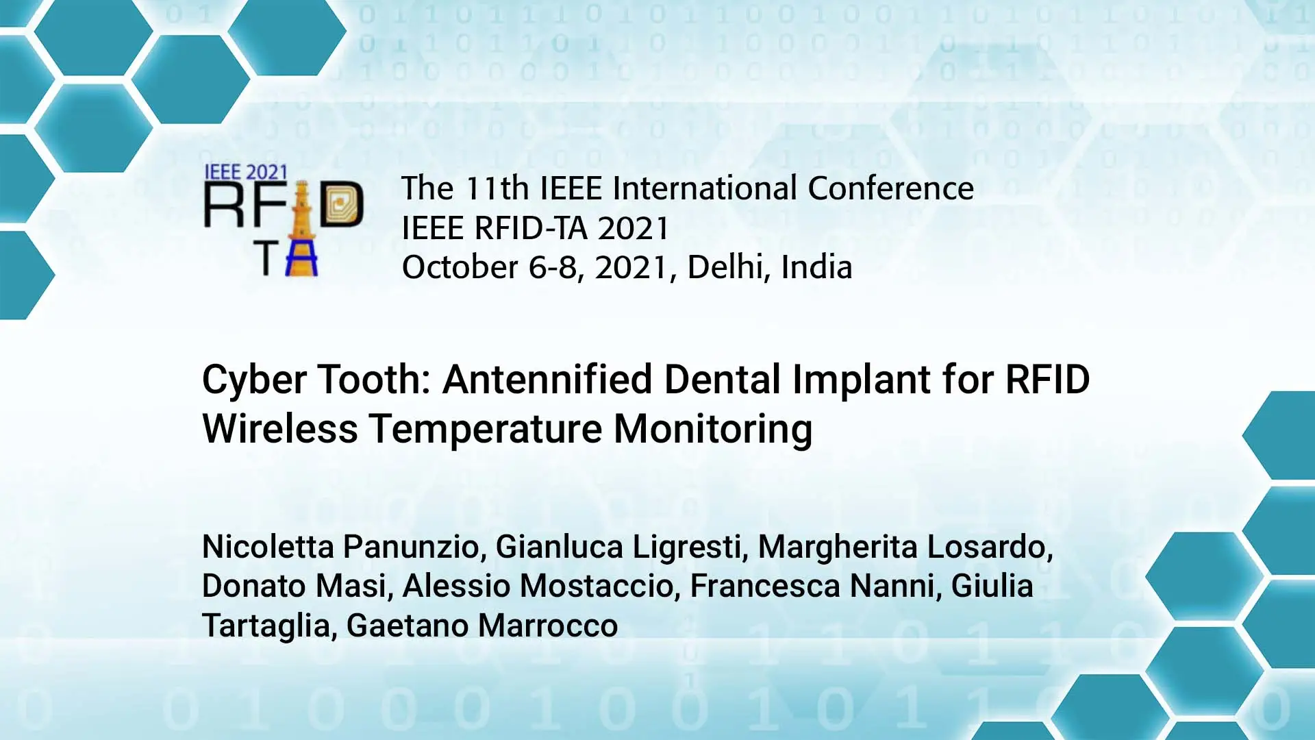 Cyber Tooth: Antennified Dental Implant for RFID Wireless Temperature Monitoring