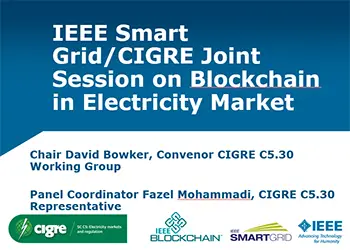Slides for Joint IEEE/CIGRE  Panel - Blockchain in Power Systems