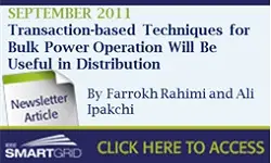Transaction-based Techniques for Bulk Power Operation Will Be Useful in Distribution