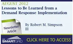 Lessons to be Learned from a Demand Response Implementation