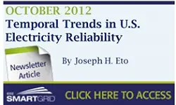 Temporal Trends in U.S. Electricity Reliability