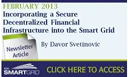 Incorporating a Secure Decentralized Financial Infrastructure; into the Smart Grid