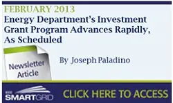 Energy Department''s Investment Grant Program Advances Rapidly, As Scheduled