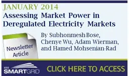 Assessing Market Power in Deregulated Electricity Markets