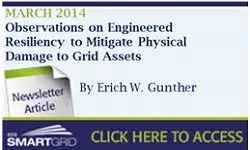 Observations on Engineered Resiliency to Mitigate Physical Damage to Grid Assets