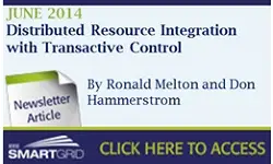Distrbuted Resource Integration with Transactive Control