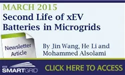 Second Life of xEV Batteries in Microgrids