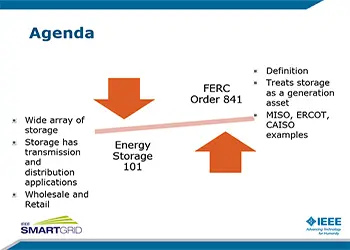 Slides for Webinar: FERC Order 841 and Energy Storage 101