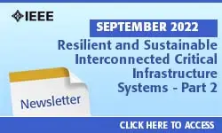September : Resilient and Sustainable Interconnected Critical Infrastructure Systems - Part 2