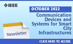 October : Communication Devices and Systems for Smart City Infrastructures