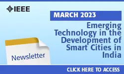 March : Emerging Technology in the Development of Smart Cities in India
