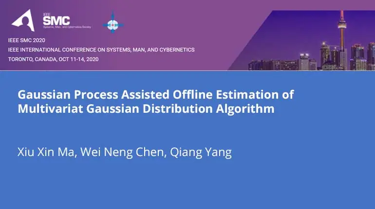 Gaussian Process Assisted Offline Estimation of Multivariat Gaussian Distribution Algorithm