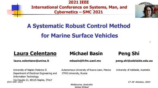 A Systemic Robust Control Method for Marine Surface Vehicles