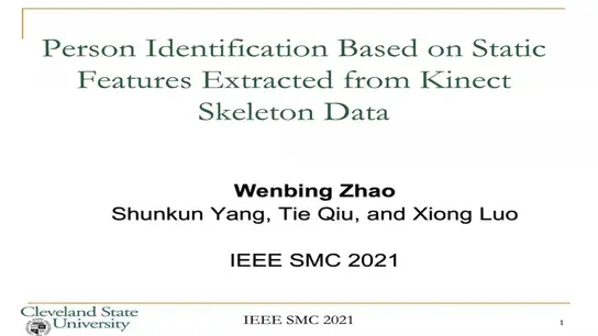 Person Identification Based on Static Features Extracted from Kinect Skeleton Data