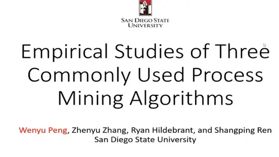 Empirical Studies of Three Commonly Used Process Mining Algorithms