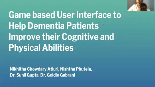 Game Based User Interface to Help Dementia Patients Improve Their Cognitive and Physical Abilities