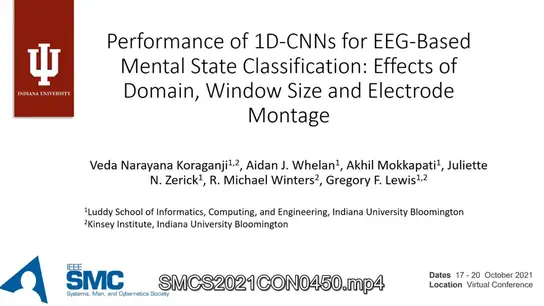 Performance of 1D-CNNs for EEG-Based Mental State Classification: Effects of Domain, Window Size and Electrode Montage 