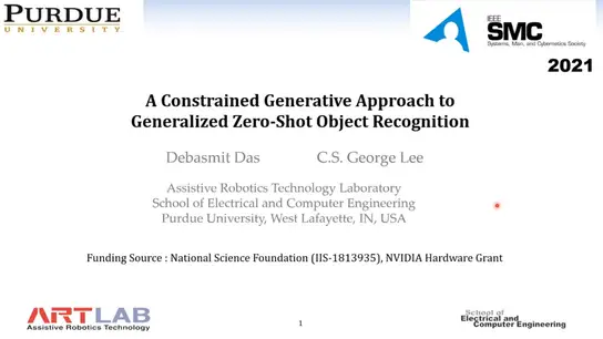 A Constrained Generative Approach to Generalized Zero Shot Object Recognition 