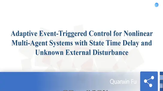 Adaptive Event-Triggered Control for Nonlinear Multi-Agent Systems with State Time Delay and Unknown External Disturbance