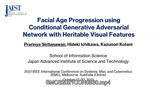 Facial Age Progression Using Conditional Generative Adversarial Network With Heritable Visual Features