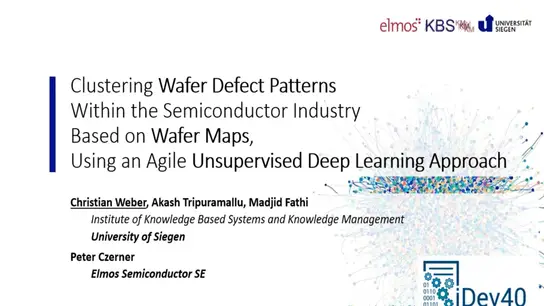 Clustering Wafer Defect Patterns Within the Semiconductor Industry Based on Wafer Maps, Using an Agile Unsupervised Deep Learning Approach 