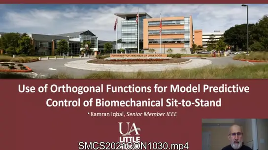 Use of Orthogonal Functions for Model Predictive Control of Biomechanical Sit to Stand