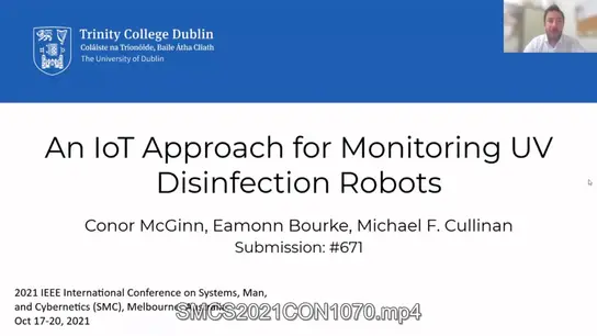 An IoT Approach for Monitoring UV Disinfection Robots