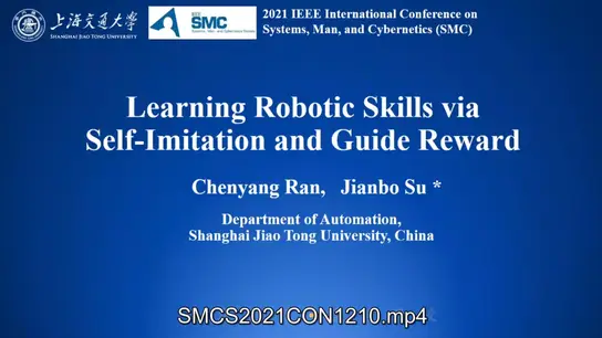 Learning Robotic Skills via Self Imitation and Guide Reward 