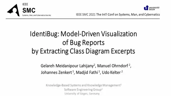 IdentiBugL Model Driven Visualization of Bug Reports by Extracting Class Diagram Excerpts 