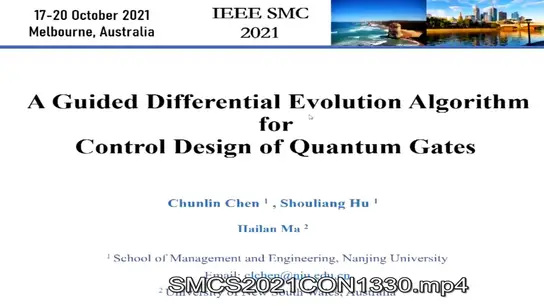 A Guided Differential Evolution Algorithm for Control Design of Quantum Gates 