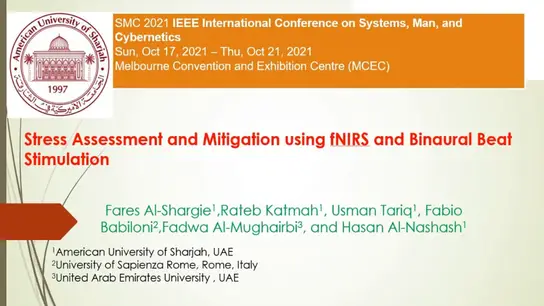 Stress Assessment and Mitigation Using fNIRS and Binaural Beat Stimulation