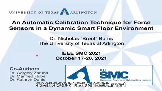 An Automatic Calibration Technique for Force Sensors in a Dynamic Smart Floor Environment 